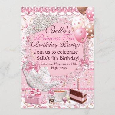 Princess Tea Party Invitations