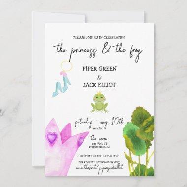 Princess & The Frog -Color- Couples Shower Invite