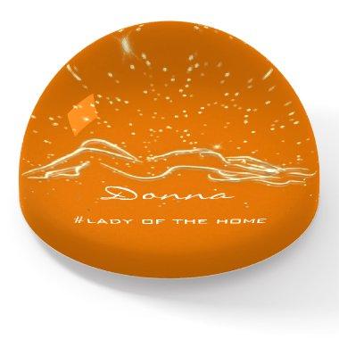 Promotion Custom Logo Gold Honey Coral Body SPA Paperweight