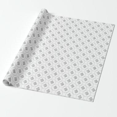 Promotional Upload Your Own Logo Extra Large XL Wrapping Paper