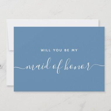 Proposal Bridal Party Will You Be My Maid Of Honor Invitations