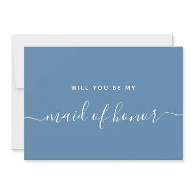 Proposal Bridal Party Will You Be My Maid Of Honor Invitations