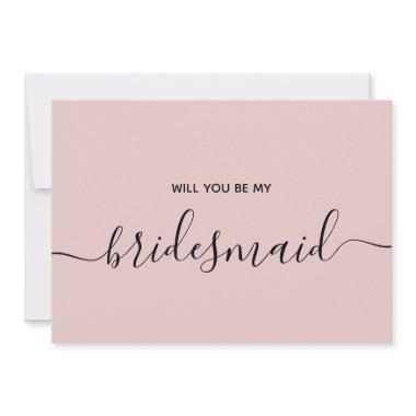 Proposal Will You Be My Bridesmaid Bridal Party Invitations