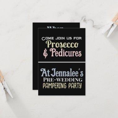 Prosecco and Pedicures Invitations