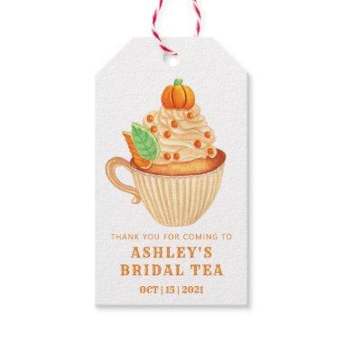 Pumpkin Cupcake | Tea Cup Napkins Gift Tags