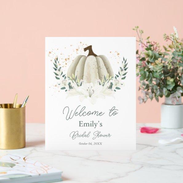 Pumpkin Fall  Acrylic Welcome Sign