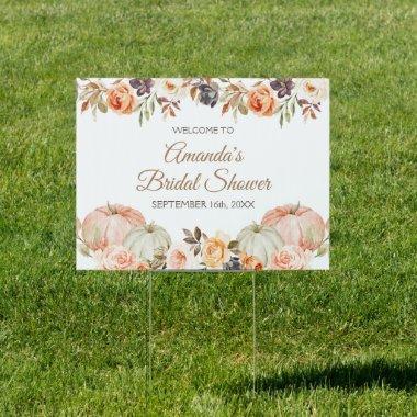 Pumpkin Fall In Love  Welcome Banner Sign