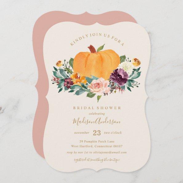 Pumpkin Patch Bridal Shower Fall Invitations