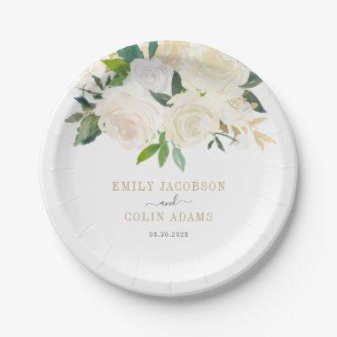 Pure Love Wedding or Bridal Shower Plates