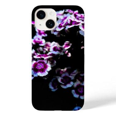 Purple and White Dianthus Case-Mate iPhone 14 Case