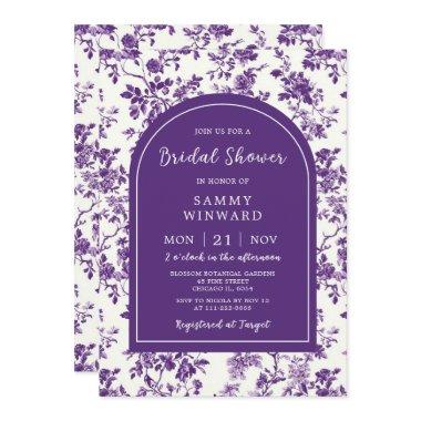 Purple Antique Chinoiserie