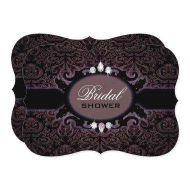 purple black damask victorian gothic