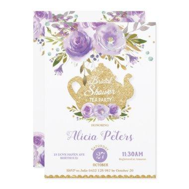 Purple Floral  High Tea Garden Party