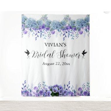 Purple Floral  Photo Booth Backdrop