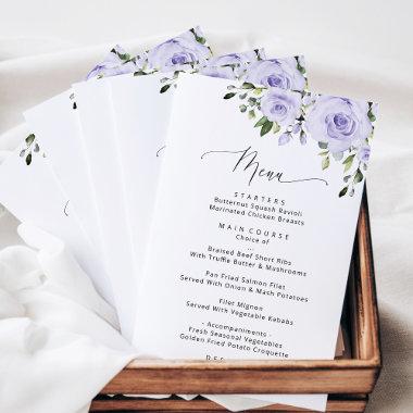Purple Flowers, Lilac Flowers, Bridal Shower Menu