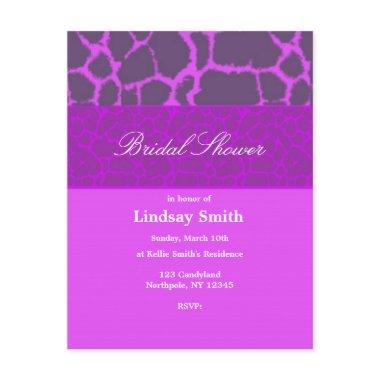 Purple Giraffe Pattern
