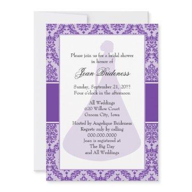 Purple Heart Damask