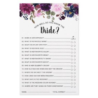 Purple Lavender Floral Boho  Game