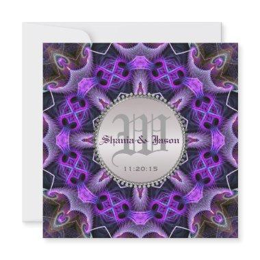 Purple Medieval Gothic Wedding