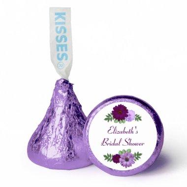 Purple Peony Floral Bridal Shower Hershey®'s Kisses®