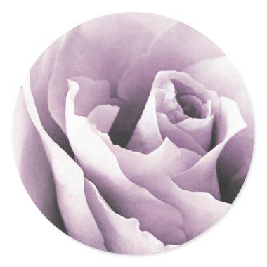 Purple Rose Envelope Seal Sticker