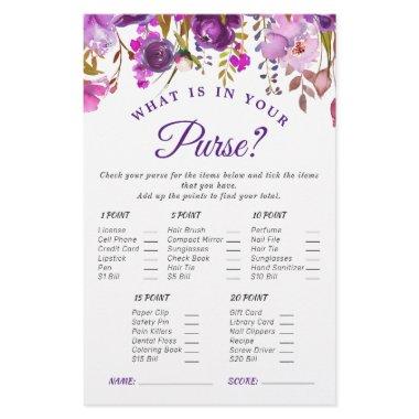Purple Violet Floral  Game