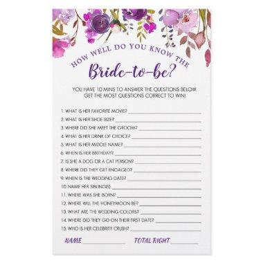 Purple Violet Peony Floral  Game