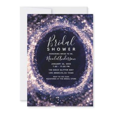Purple Violet Sparkling Lights Glam