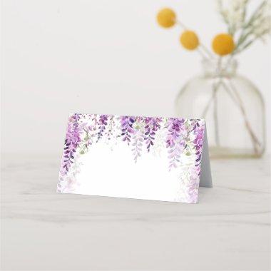 Purple Watercolor Wisteria  Place