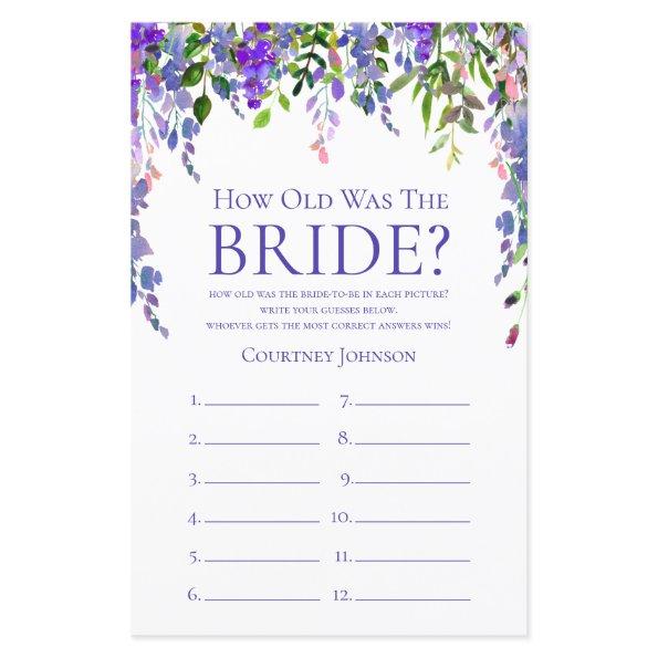 Purple Wisteria  Game