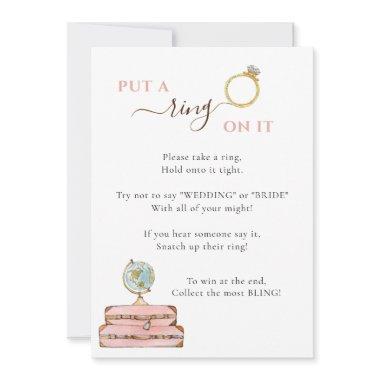 Put a ring on it Travel Theme  game