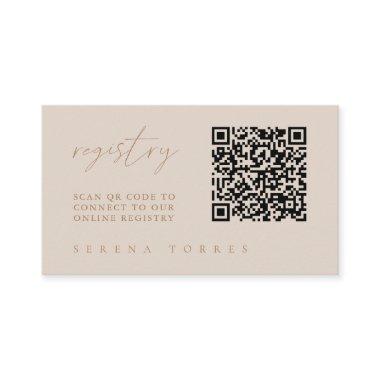 QR Code  Registry Modern Enclosure