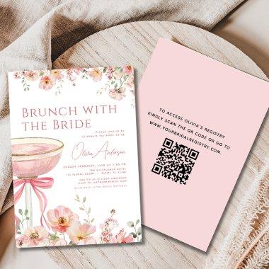 QR Code Brunch with The Bride Pink
