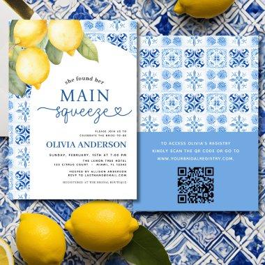 QR Code Lemon Main Squeeze  Invitatio