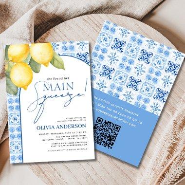 QR Code Lemon Main Squeeze  Invitatio
