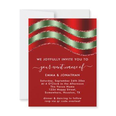 QR Code Logo Red Green Christmas Holidays