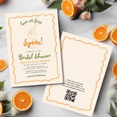 QR Code Love At First Spritz Funky