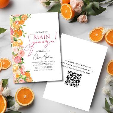 QR Code Main Squeeze Citrus  Orange