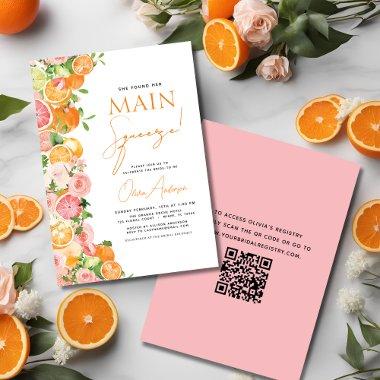 QR Code Main Squeeze Citrus  Orange