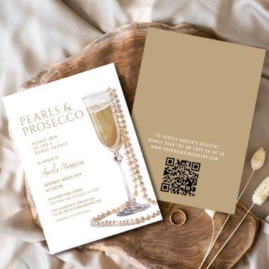 QR Code Pearls and Prosecco