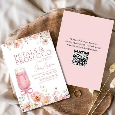 QR Code Petals & Prosecco Blush