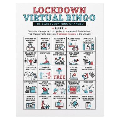 Quarantine Bingo Lockdown Activities