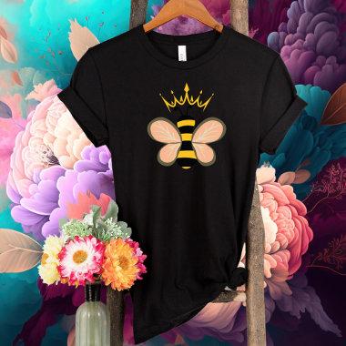 Queen Bee-Bride-Bridal Shower-Bachelorette Party T-Shirt