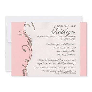 Queen Bee Royal Wedding Bridal Shower Invitations