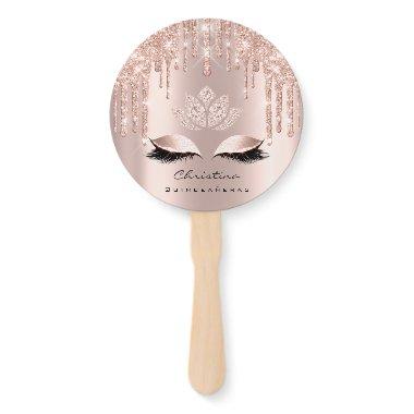 Quinceañeras Sweet 16th Bridal Shower Rose Girly Hand Fan