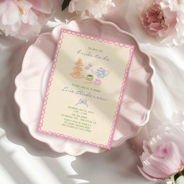Quirky Colorful Bridal Tea Party