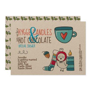 Quirky HYGGE BRIDAL Shower or ANY EVENT KRAFT Invitations