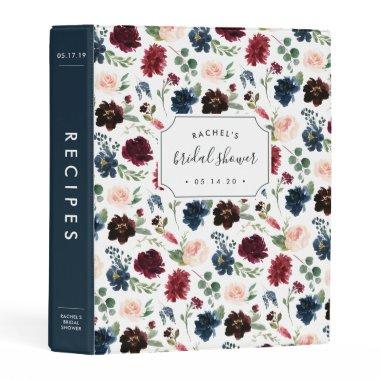 Radiant Bloom | Bridal Shower Recipe Mini Binder