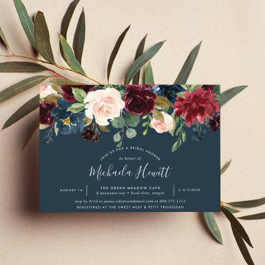 Radiant Bloom | Watercolor Floral Bridal Shower Invitations