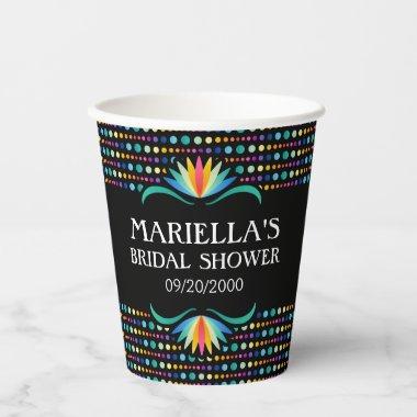 Rainbow Polka Dots Birthday Shower Paper Cups